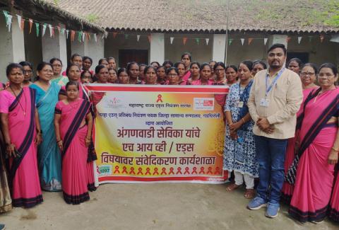 HIV/AIDS Awareness workshop for Anganwadi Sevika Gadchiroli