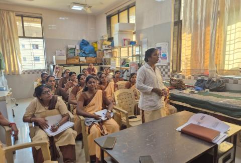 Information given to ASHA WORERS about EVTHS Program in Thane District.