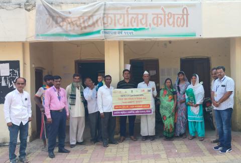 Sensitization of Gram Panchayat members on HIV/AIDS was conducted in Buldhana district.