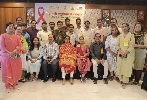 Maharashtra State AIDS Control Society organized training for ART Counselors on adolescent and youth support group management.