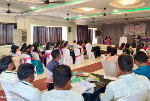 A 2-day Capacity Building training is being conducted for the Care and Support Team for Satara, Sangli, and Kolhapur CSCs.
