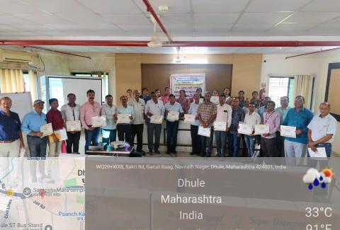 Training of school teachers was conducted under the Adolescent Life Skills Program through the District AIDS Control and Prevention Unit, District Hospital, Dhule.