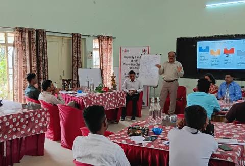 Visit has been done by Joint Director TI to IIYW (Kshamta Kendra) Nagpur taken review of training schedule with Director.