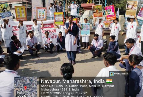 An HIV/AIDS awareness program was organized in Nandurbar district on the occasion of World AIDS Day.