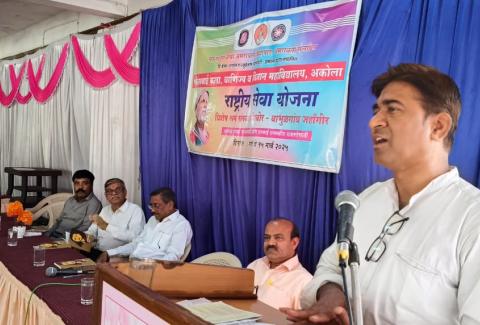 बाभूळगाव येथे एनएसएस संवेदनशीलता आणि प्रशिक्षण कार्यक्रम पार पडला. 