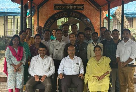 Under the chairmanship of the Project Director, MSACS conducted a two-day training for the Cluster Program Officer.