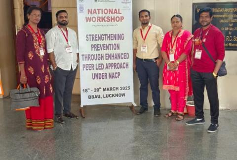 National workshop conducted in Lucknow  on Strengthening Prevention through enhanced Peer Led Approach.