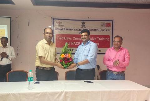 A two-day comprehensive training of NACP counselors is being conducted in Buldhana. Dr. Rahul Jadhav, Joint Director, Basic Services Department, Maharashtra State AIDS Control Organization, was present at this training.