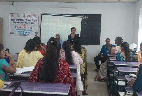 School Teachers Training conducted at Palghar District