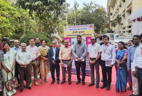 The inauguration ceremony of various initiatives under the Public Health Department was held at the Collectorate Office, Thane by the Deputy Chief Minister of Maharashtra, Hon. Eknath Shinde. 