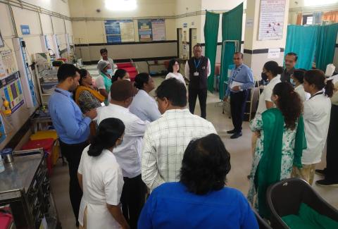 Additional Project Director MSACS Dr. Vijay Kandewad visited DH Chatrapati Sambhaji Nagar for the Review of  ICTC and LAB under MSACS., Additional Project Director MSACS Dr. Vijay Kandewad visited DH Chatrapati Sambhaji Nagar for the Review of  ICTC and LAB under MSACS., Additional Project Director MSACS Dr. Vijay Kandewad visited DH Chatrapati Sambhaji Nagar for the Review of  ICTC and LAB under MSACS.