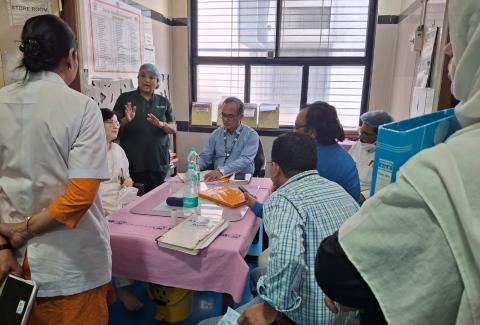 Additional Project Director MSACS Dr. Vijay Kandewad visited DH Chatrapati Sambhaji Nagar for the Review of  ICTC and LAB under MSACS., Additional Project Director MSACS Dr. Vijay Kandewad visited DH Chatrapati Sambhaji Nagar for the Review of  ICTC and LAB under MSACS., Additional Project Director MSACS Dr. Vijay Kandewad visited DH Chatrapati Sambhaji Nagar for the Review of  ICTC and LAB under MSACS.