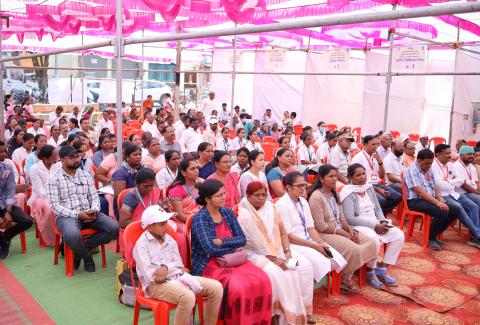 जिल्हा रुग्णालय अहिल्यानगर ,संपूर्ण सुरक्षा केंद्र आणि जिल्हा एड्स प्रतिबंध आणि नियंत्रण विभाग अहिल्यानगर यांच्या संयुक्त विद्यमाने मोफत आरोग्य शिबीर संपन्न झाले.