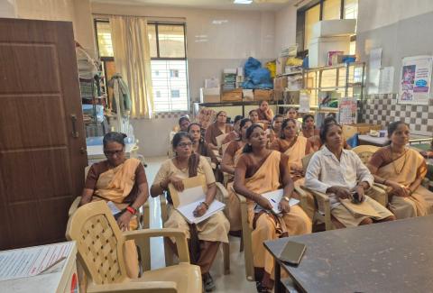 Information given to ASHA WORERS about EVTHS Program in Thane District., Information given to ASHA WORERS about EVTHS Program in Thane District.