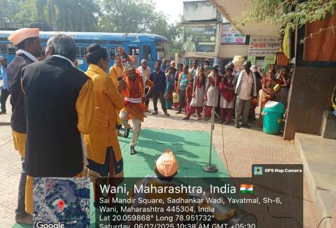 In 34 districts of Maharashtra, awareness about HIV/AIDS was spread through performances by folk art troupes on the occasion of World AIDS Day., In 34 districts of Maharashtra, awareness about HIV/AIDS was spread through performances by folk art troupes on the occasion of World AIDS Day., In 34 districts of Maharashtra, awareness about HIV/AIDS was spread through performances by folk art troupes on the occasion of World AIDS Day., In 34 districts of Maharashtra, awareness about HIV/AIDS was spread through performances by folk art troupes on the occasion of World AIDS Day., In 34 districts of Maharashtra, awareness about HIV/AIDS was spread through performances by folk art troupes on the occasion of World AIDS Day.