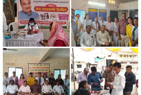A grand health camp was organized in Nagpur by the Maharashtra State AIDS Control Society., A grand health camp was organized in Nagpur by the Maharashtra State AIDS Control Society.