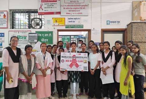 RRC student of Mahila kala mahavidylaya Umred visits at ICTC Umred 