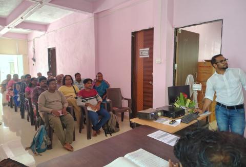 p-MPSE Refresher Training was organized for TI LWS staff at Sangli, p-MPSE Refresher Training was organized for TI LWS staff at Sangli