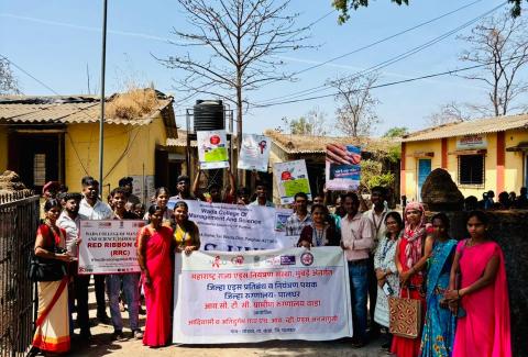 Public awareness was raised among villagers through the AIDS Prevention and Control Unit of Thane and Palghar., Public awareness was raised among villagers through the AIDS Prevention and Control Unit of Thane and Palghar.
