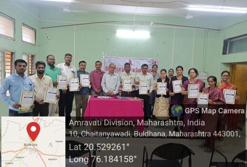 महाराष्ट्रातील शालेय शिक्षक व शिक्षिका यांचे किशोरवयीन जीवन कौशल्य कार्यक्रमांतर्गत किशोरवस्था, मानसिक आरोग्य इतर समस्या, या  विषयांवर कार्यशाळा घेण्यात आली.